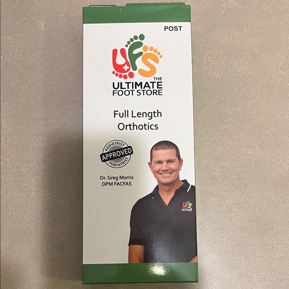 Men's 8-8.5 Women’s 10-10.5 Full Length Orthotics - podiatrist approved
